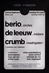 1978 - Circle Ensemble Concertgebouw